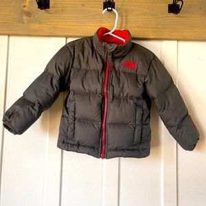 The north face puffer jacket.